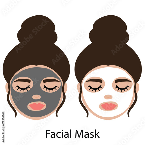 Facial Face Mask, Face Mask, Self love, Self care, Skin care