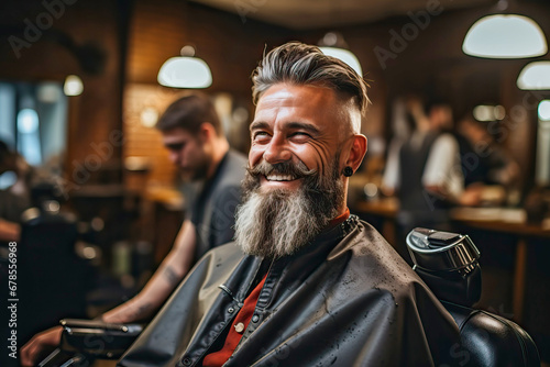 Man worrying about hair care