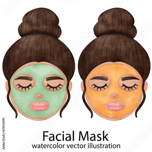 Facial Face Mask, Face Mask, Self love, Self care, Skin care