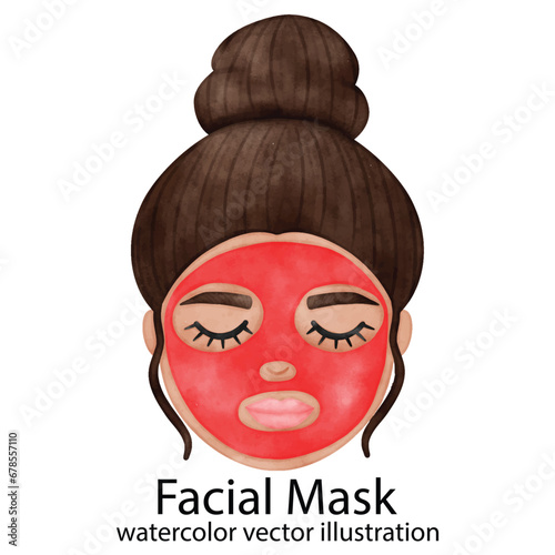 Facial Face Mask, Face Mask, Self love, Self care, Skin care