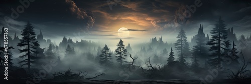Fog Darkness Smoke Mist On Wooden , Banner Image For Website, Background abstract , Desktop Wallpaper © Pic Hub