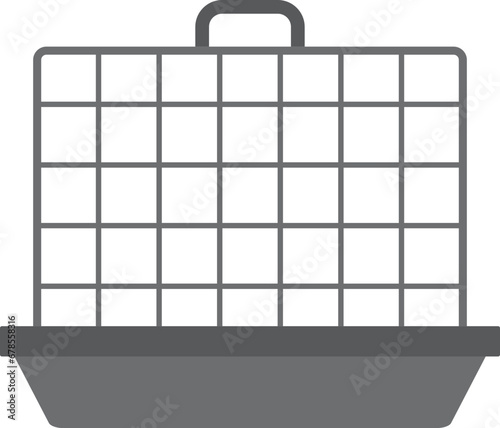 Cat cage icon