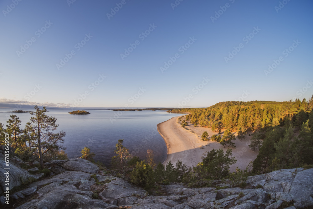 Koyonsaari Island. Republic of Karelia