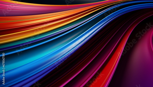 Colorful lines as abstract background