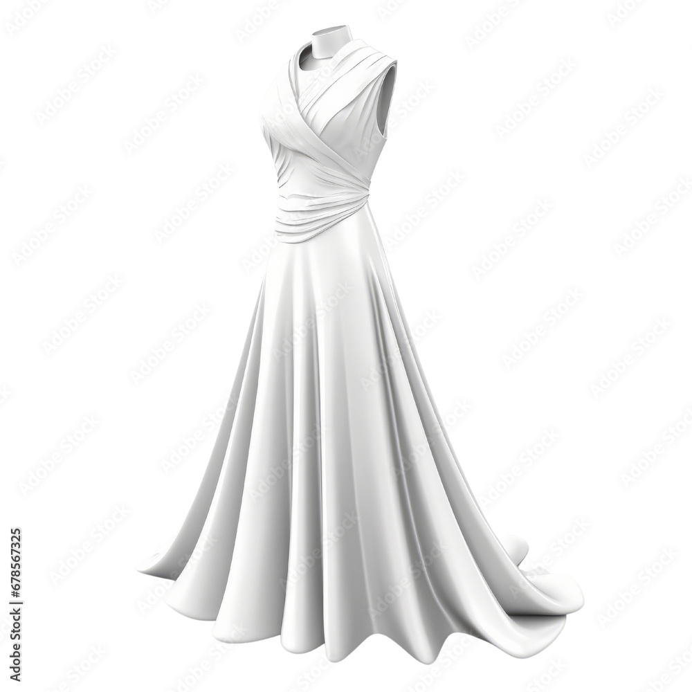 Dress on PNG Cutout, Generative AI
