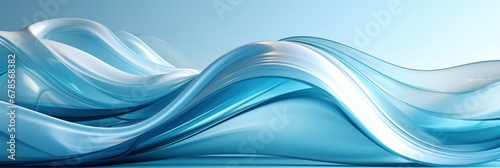 Abstract Digital Wave Blue Circular Shape , Banner Image For Website, Background abstract , Desktop Wallpaper