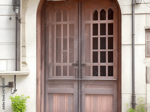 old wooden door © Rewat