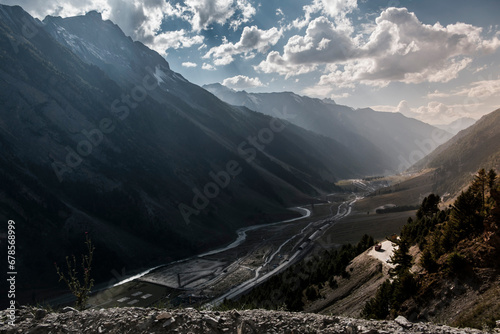 Zoji la pass is one of the most dangerous road in the world. the road is very narrow so if two truck meet each other, it will be a problem. But this road has amazing view because of the himalayas photo