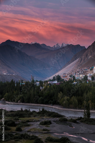 beautiful morning at Kargil. kargil is the second largest city in Ladakh after Leh. Kargil is well known as the war memorial between india and pakistan