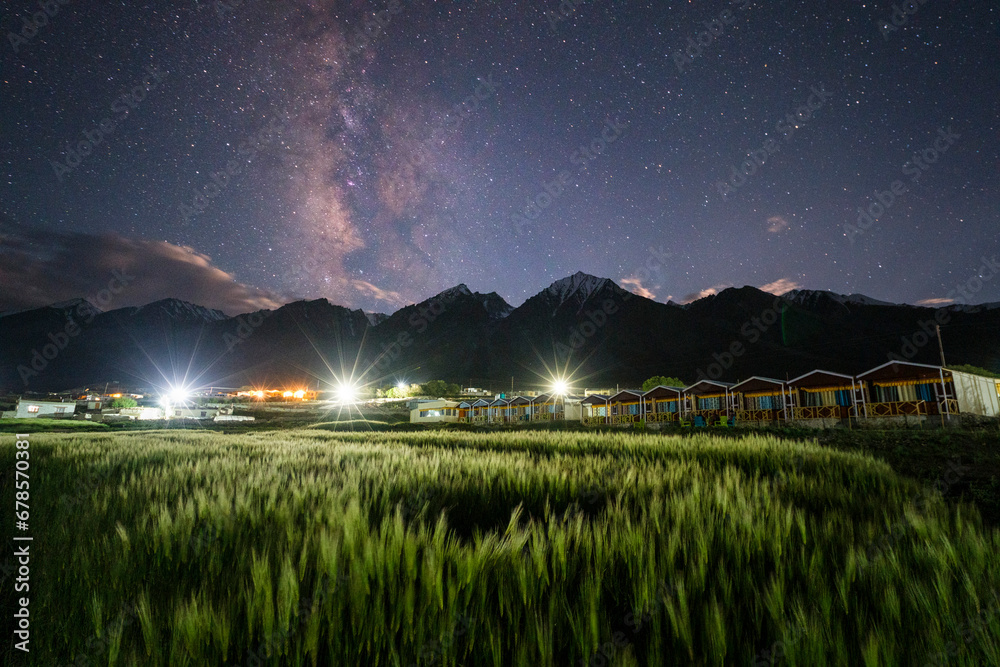 Milkyway above the Panggong Lake sky. 