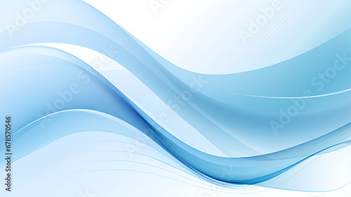 Stylish soft blue curve lines abstract the background