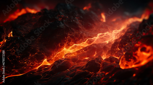 abstract volcanic lava background