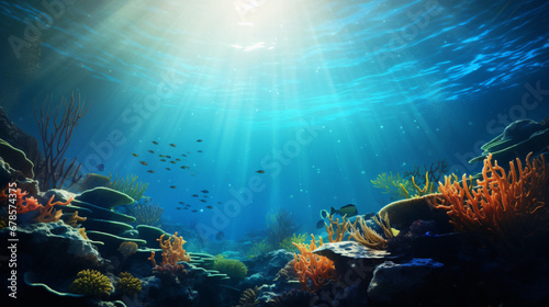 A underwater view