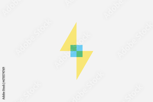 Free Download lightning electric logo design illustration vector template - GFXLoad