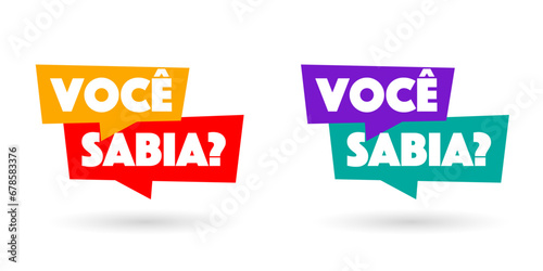 Você sabia ?