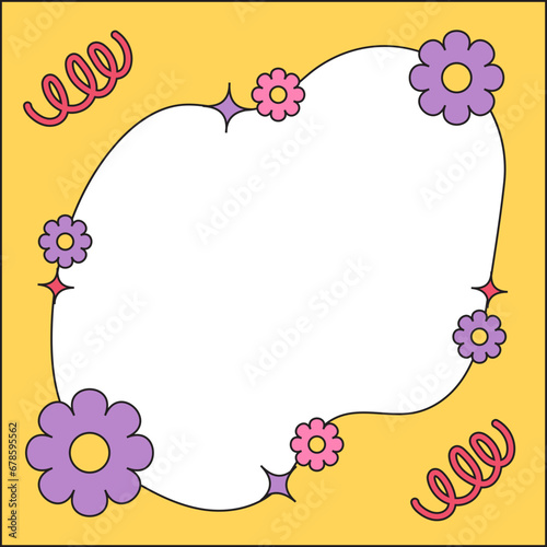 Cute Aesthetic Frame Illustration
