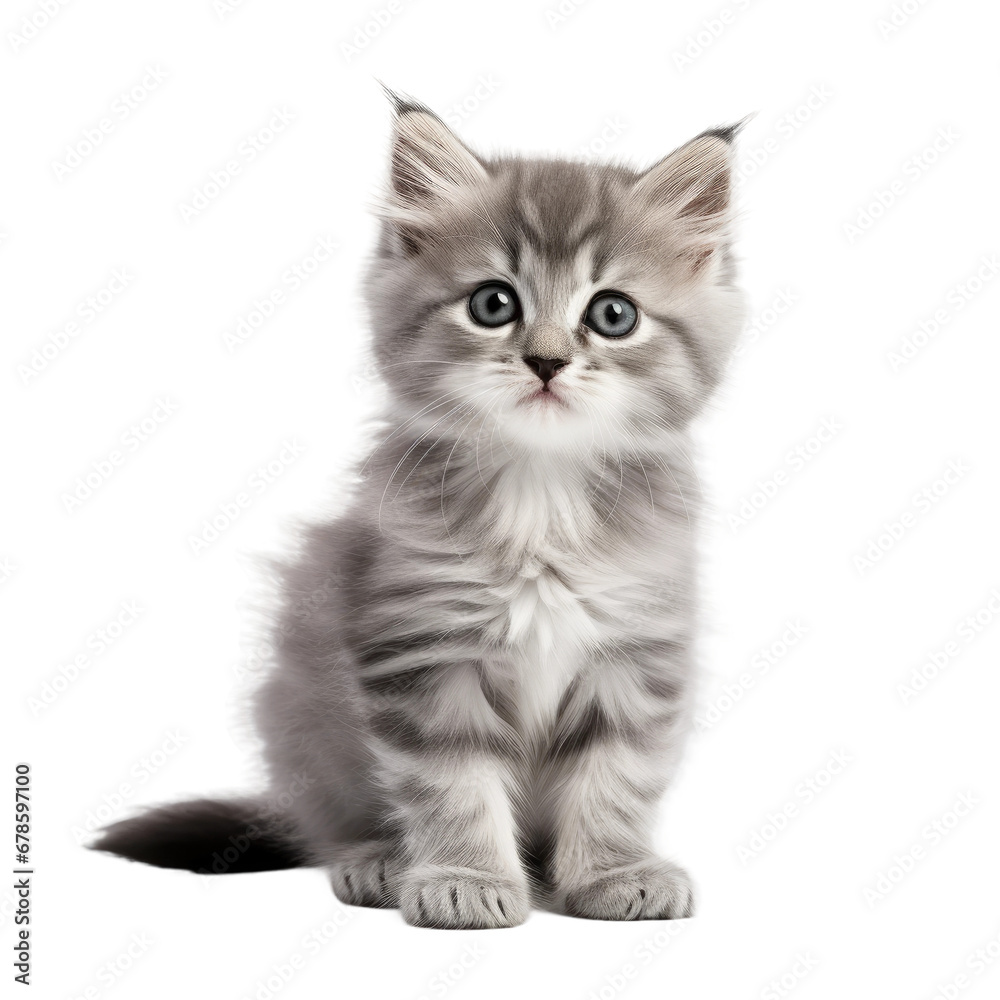 Cute Kitten Baby cat Portrait