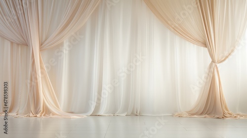 elegant silk wedding minimalistic background illustration dress fashion, beauty celebration, romantic scene elegant silk wedding minimalistic background