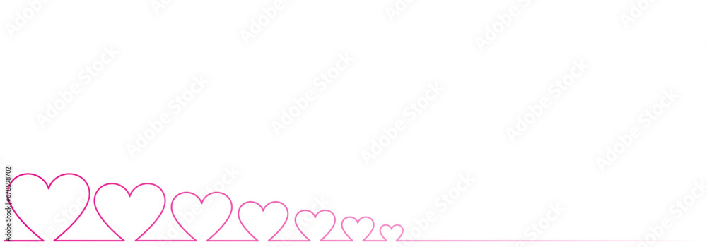 Vector line art design of hands and love for
