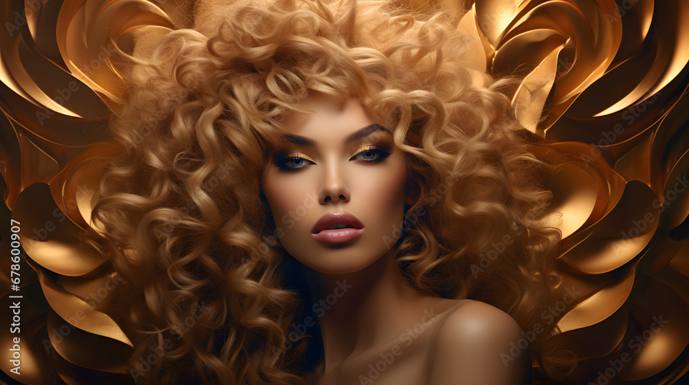 Luxurious beauty Texture. Generative Ai.