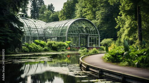 Botanical garden in Palanga Lithuania