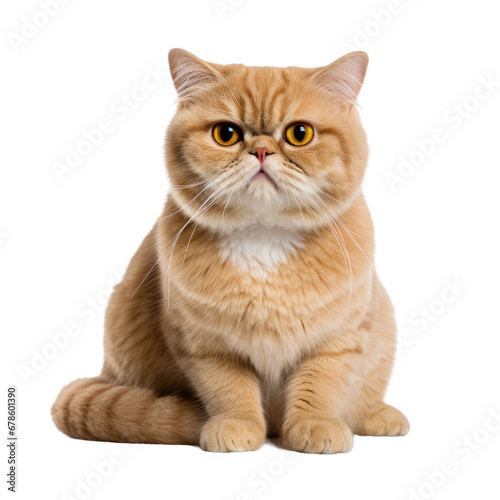 Exotic Shorthair Cat Portrait