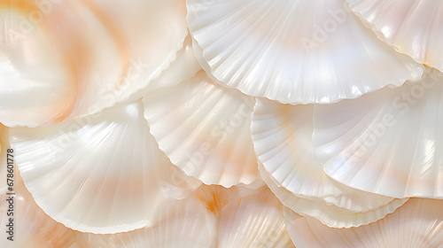 luxury nacre seashell background texture. Generative Ai.
