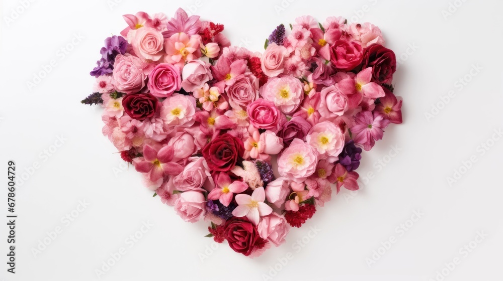 Valentine's Day heart-shaped copy space background Valentine's Day heart-shaped copy space background