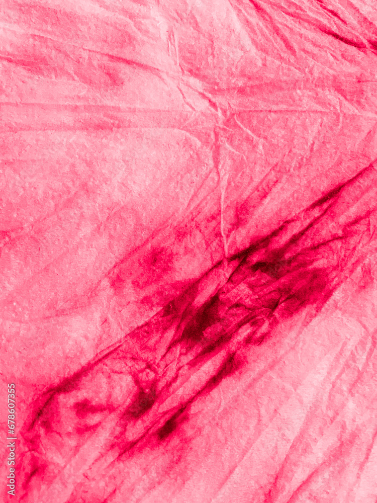 Fototapeta premium Red Dyed Dye Circle Watercolour Texture.