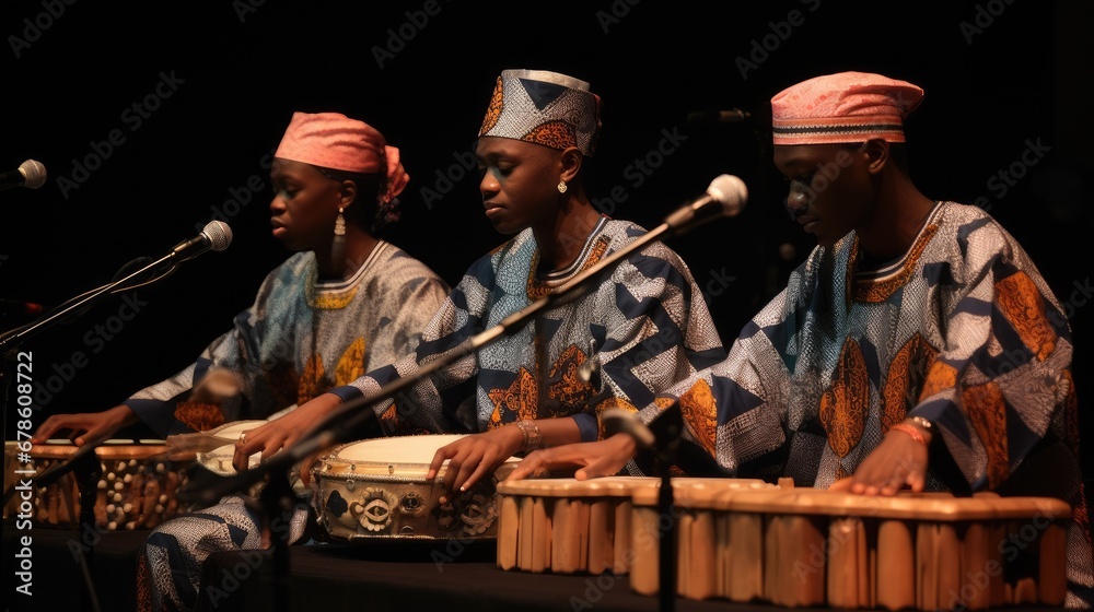 Nigerian artist perform folk music in the 1st International Festival of the Intangible Cultural Heritage China.