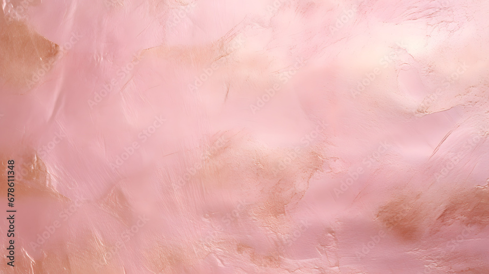 Pink gold foil paper decorative texture background for artwork. Generative Ai.