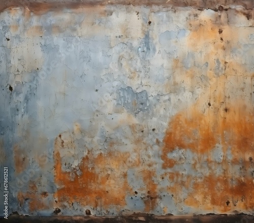 Decay and Rust Corroded Appearance of Rusty Metal Background