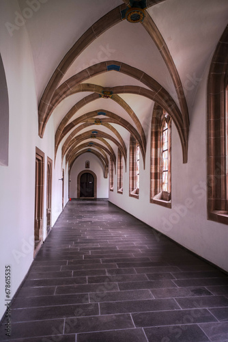Mariawald Abbey in the town of Heimbach in the Eifel Nature Park in western Germany photo