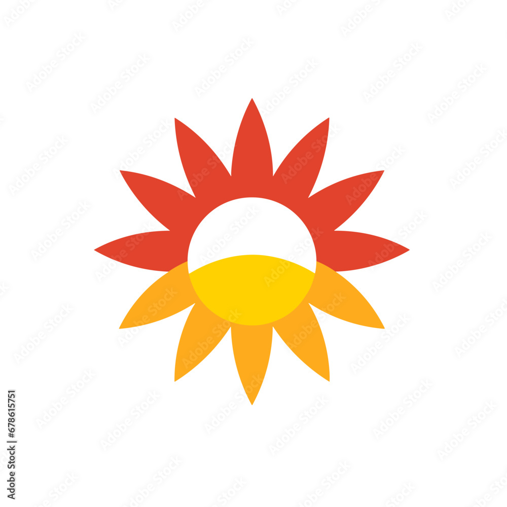 Energy provider filled colorful logo. Sustainable business value. Sun shining abstract icon. Design element. Created with artificial intelligence. Ai art for corporate branding, promotion Energy provider filled colorful logo. Sustainable business value. Sun shining abstract icon. Design element. Created with artificial intelligence. Ai art for corporate branding, promotion