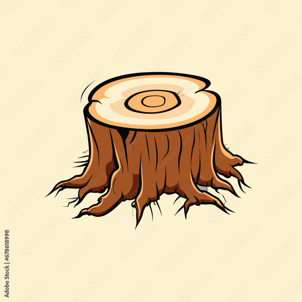 illustration of a wood illustration of a wood