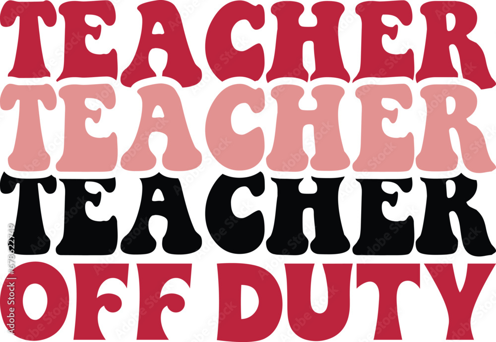 teacher retro svg design and digital download teacher retro svg design and digital download