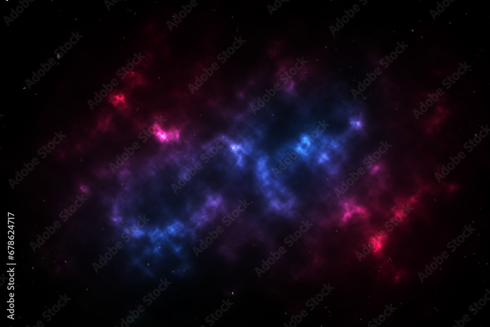 Abstract background, distant haze clouds in space, galaxy. Illustration.