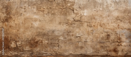 Brown stucco on aged textured wall