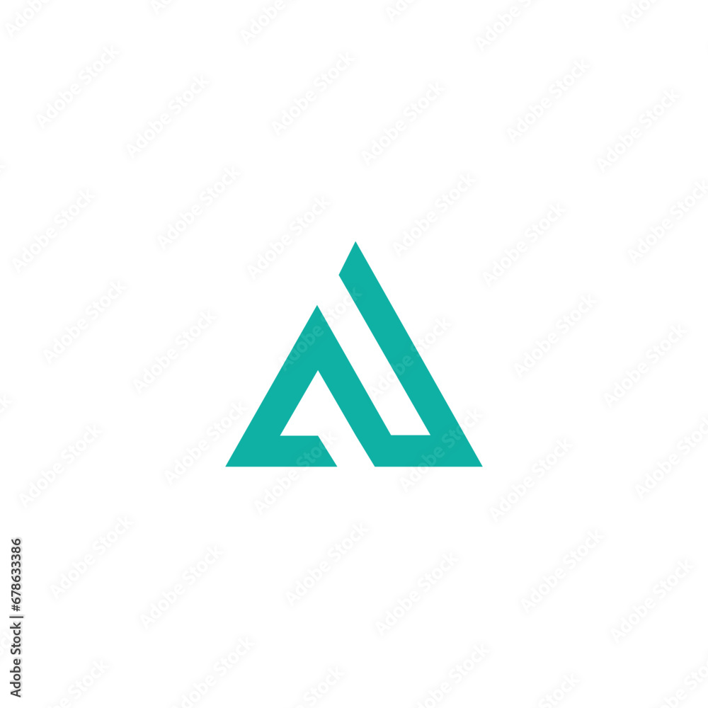 A Logo Modern Abstract A Logo Modern Abstract
