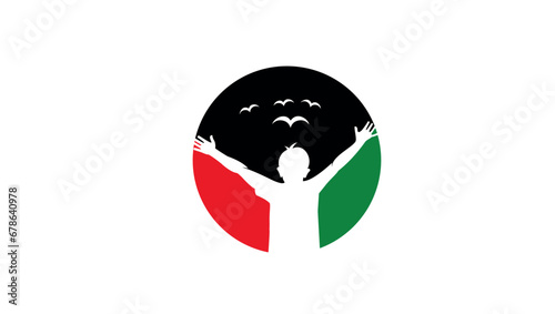 Freedom for Kuwait, freedom for Libya, freedom for Jordan, freedom for Sudan, flag of Kuwait, flag of Libya, flag of Sudan, flag of Jordan, freedom, freedom, birds of freedom, Arabs, Muslims, flag, fl