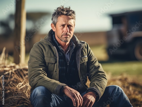 Unfiltered Emotion: A Candid Portrait of a Tense Farmer © czfphoto