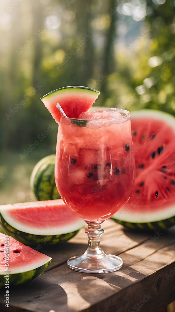 watermelon juice in a glass watermelon juice in a glass
