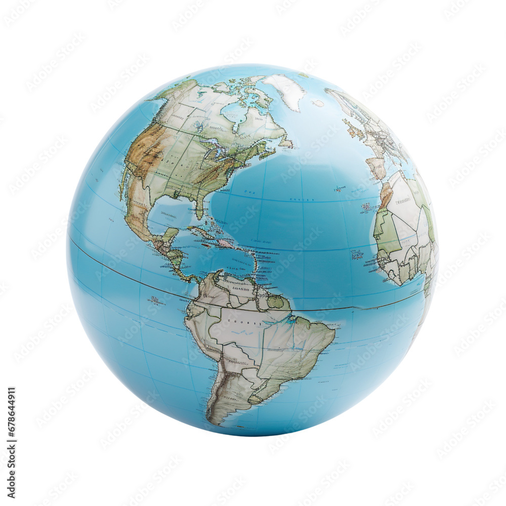 Earth globe isolated on white background Earth globe isolated on white background