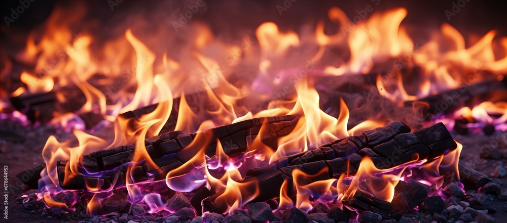 Embers Dance in the Warm Glow of a Crackling Campfire Under the Night Sky Embers Dance in the Warm Glow of a Crackling Campfire Under the Night Sky