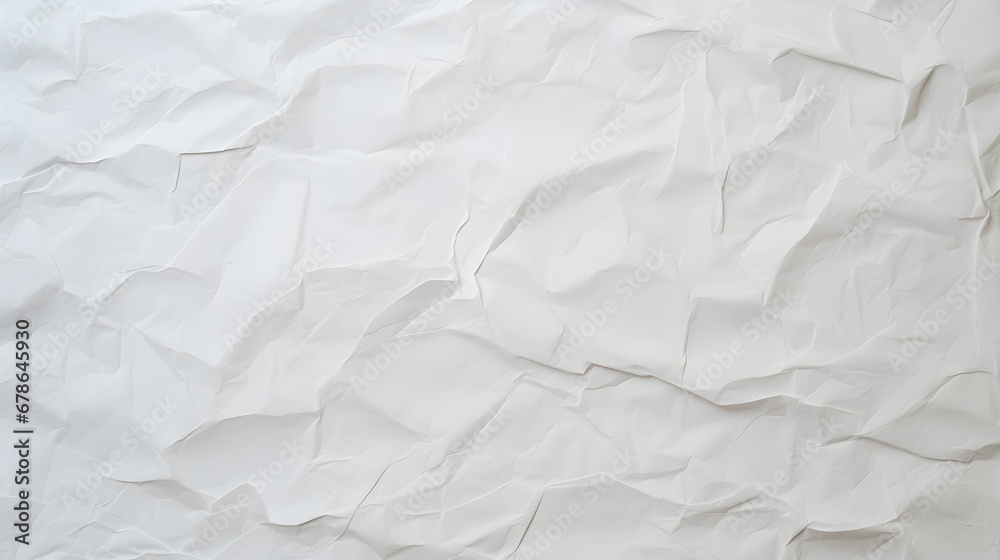 White fine paper sheet texture. Generative Ai.