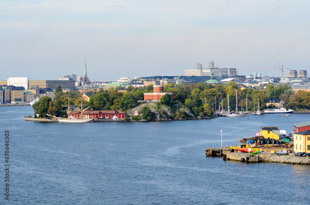 Stockholm, Sweden: View of Stockholm city, Kastellet