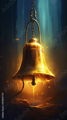 Golden bell photo