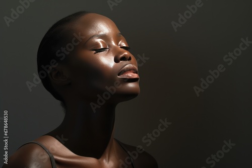 A Woman With Dark Skin photo