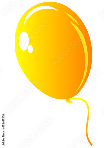 yellow ballon