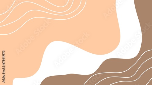 Abstract minimalist brown wallpaper illustration background 